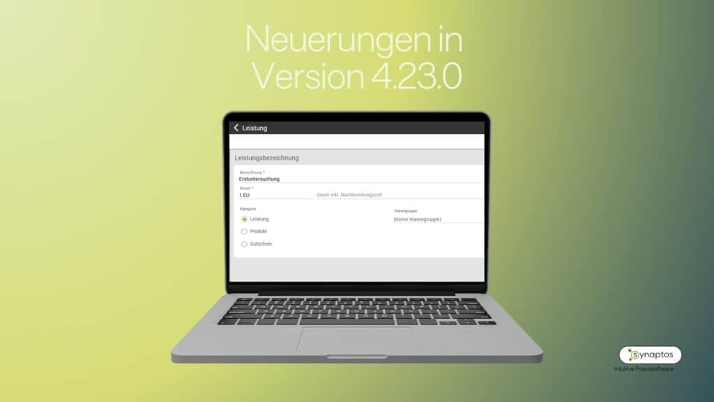 Neuerungen in Version 4.23.0