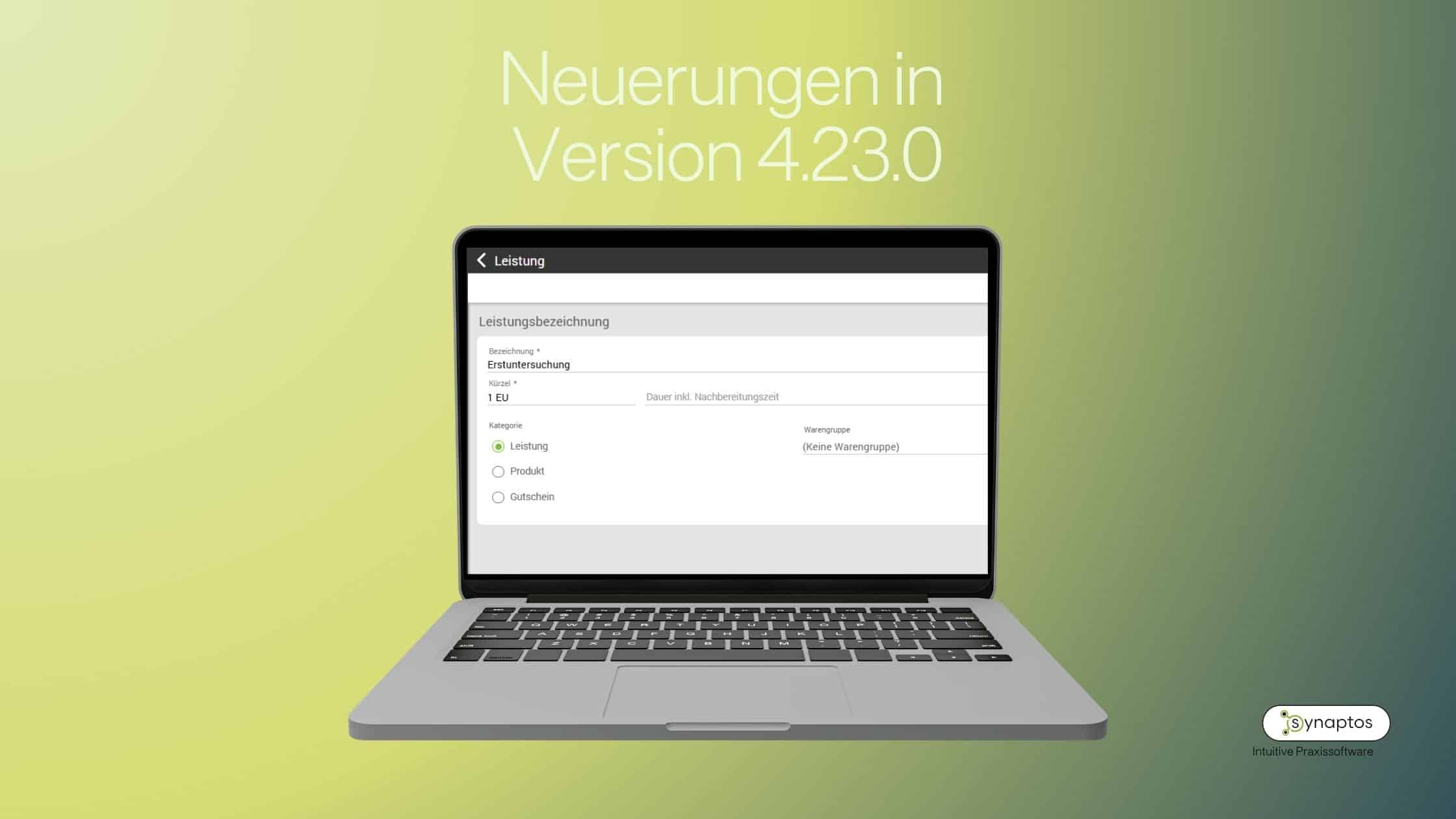 Neuerungen in Version 4.23.0